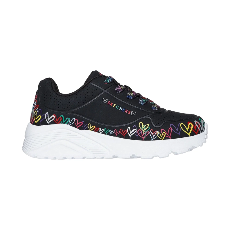 ZAPATILLAS URBANAS SKECHERS UNO LITE HEART DAZE INFANTIL | 314089L-BKMT - 1