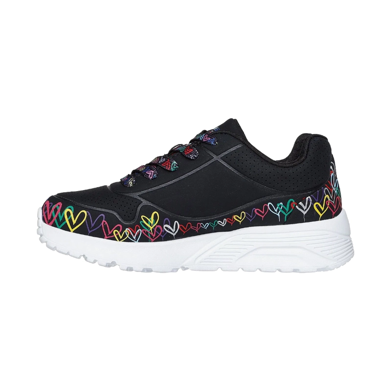 ZAPATILLAS URBANAS SKECHERS UNO LITE HEART DAZE INFANTIL | 314089L-BKMT - 4