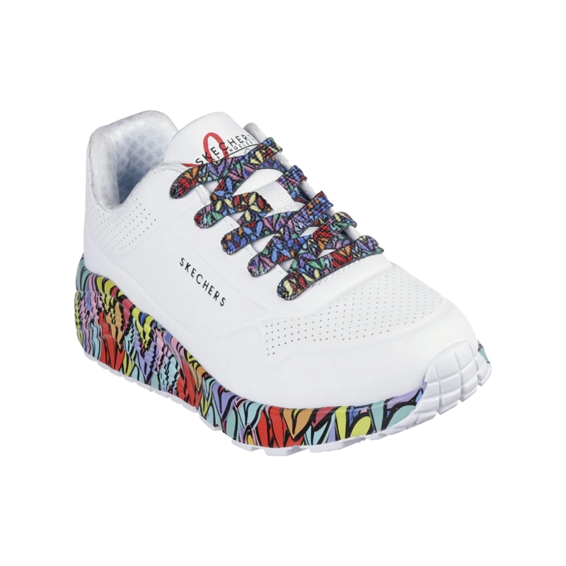 ZAPATILLAS URBANAS SKECHERS UNO LITE SUBTLE LOVE INFANTIL | 314088L-WMLT - 2