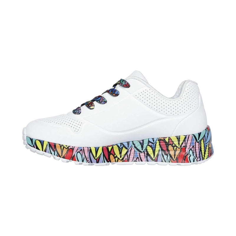 ZAPATILLAS URBANAS SKECHERS UNO LITE SUBTLE LOVE INFANTIL | 314088L-WMLT - 4