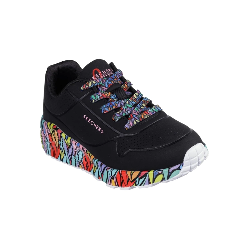 ZAPATILLAS URBANAS SKECHERS UNO LITE SUBTLE LOVE INFANTIL | 314088L-BKMT - 2