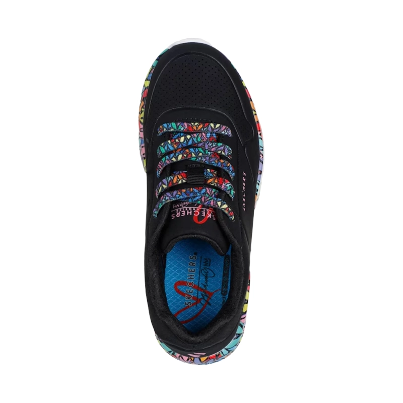 ZAPATILLAS URBANAS SKECHERS UNO LITE SUBTLE LOVE INFANTIL | 314088L-BKMT - 3