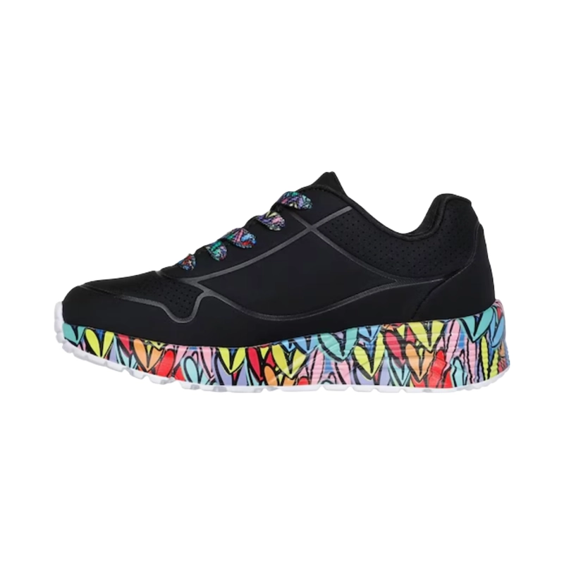 ZAPATILLAS URBANAS SKECHERS UNO LITE SUBTLE LOVE INFANTIL | 314088L-BKMT - 4