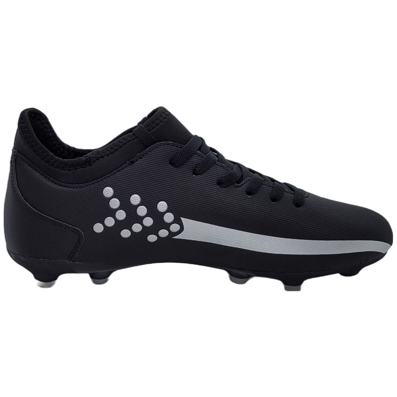 ZAPATILLAS SOCCER FUTBOL BLACK/SILVER ADULTO SP-2 - 1