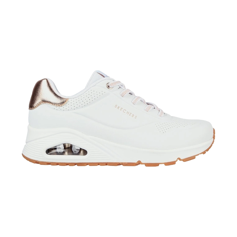 ZAPATILLAS URBANAS SKECHERS UNO SHIMMER AWAY MUJER | 155196-WHT - 1