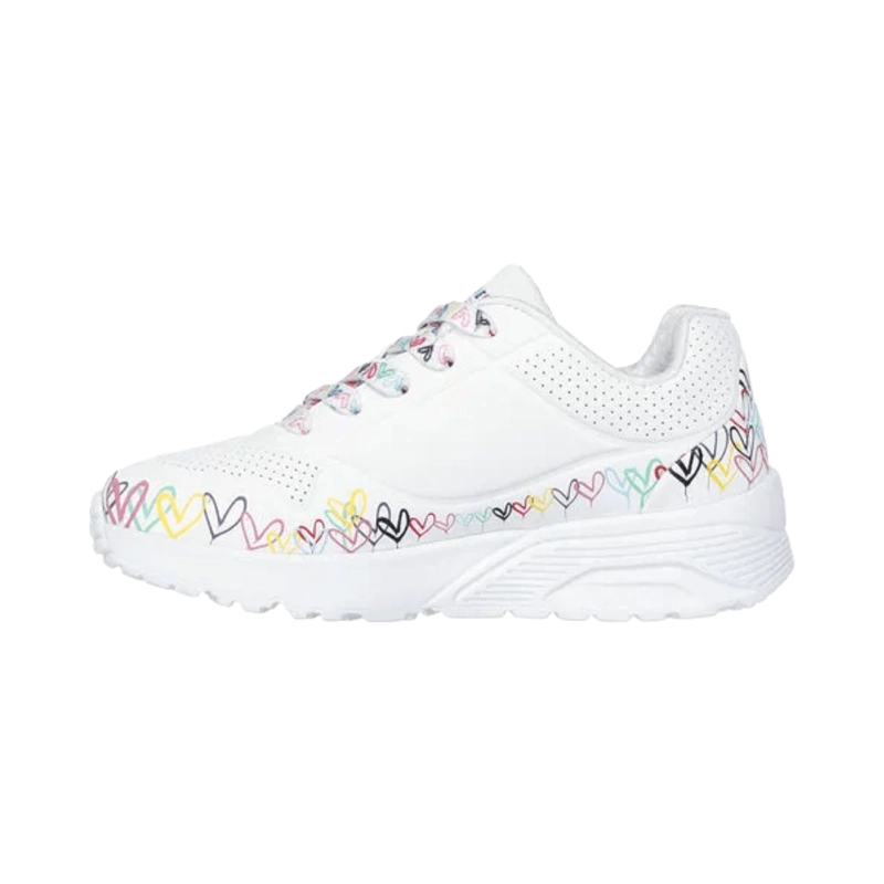 ZAPATILLAS URBANAS SKECHERS UNO LITE INFANTIL 314089L-WMLT - 4