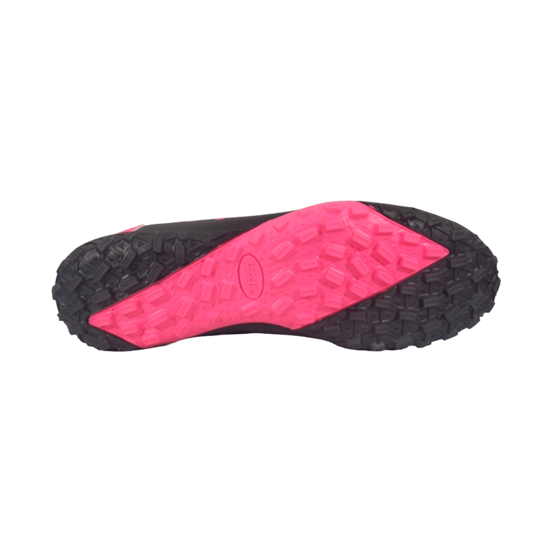 ZAPATILLAS DE BABYFUTBOL SOCCER NEGRO/FUCSIA ADULTO | SB-3 - 6
