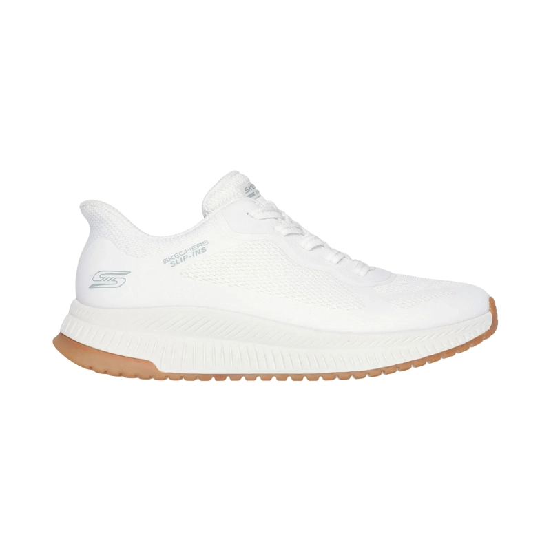 ZAPATILLAS URBANAS SKECHERS SLIP-INS BOBS SQUAD 4 MUJER | 117624-WHT - 1