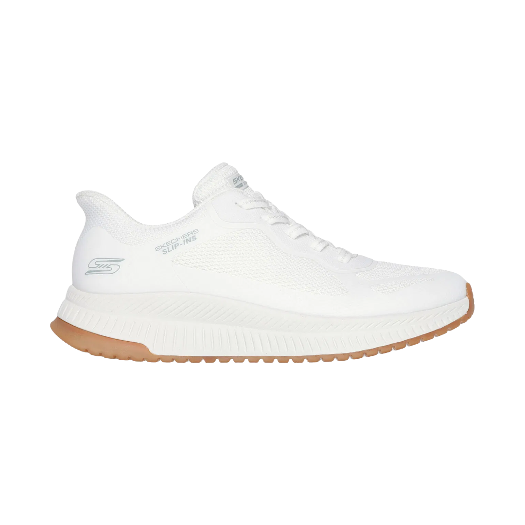 ZAPATILLAS URBANAS SKECHERS SLIP-INS BOBS SQUAD 4 MUJER | 117624-WHT - 1