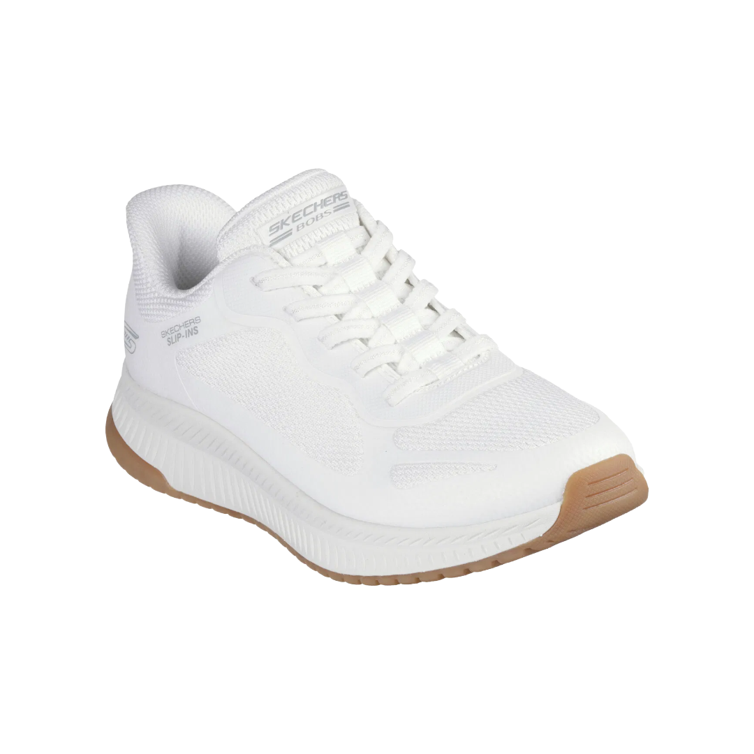 ZAPATILLAS URBANAS SKECHERS SLIP-INS BOBS SQUAD 4 MUJER | 117624-WHT - 2