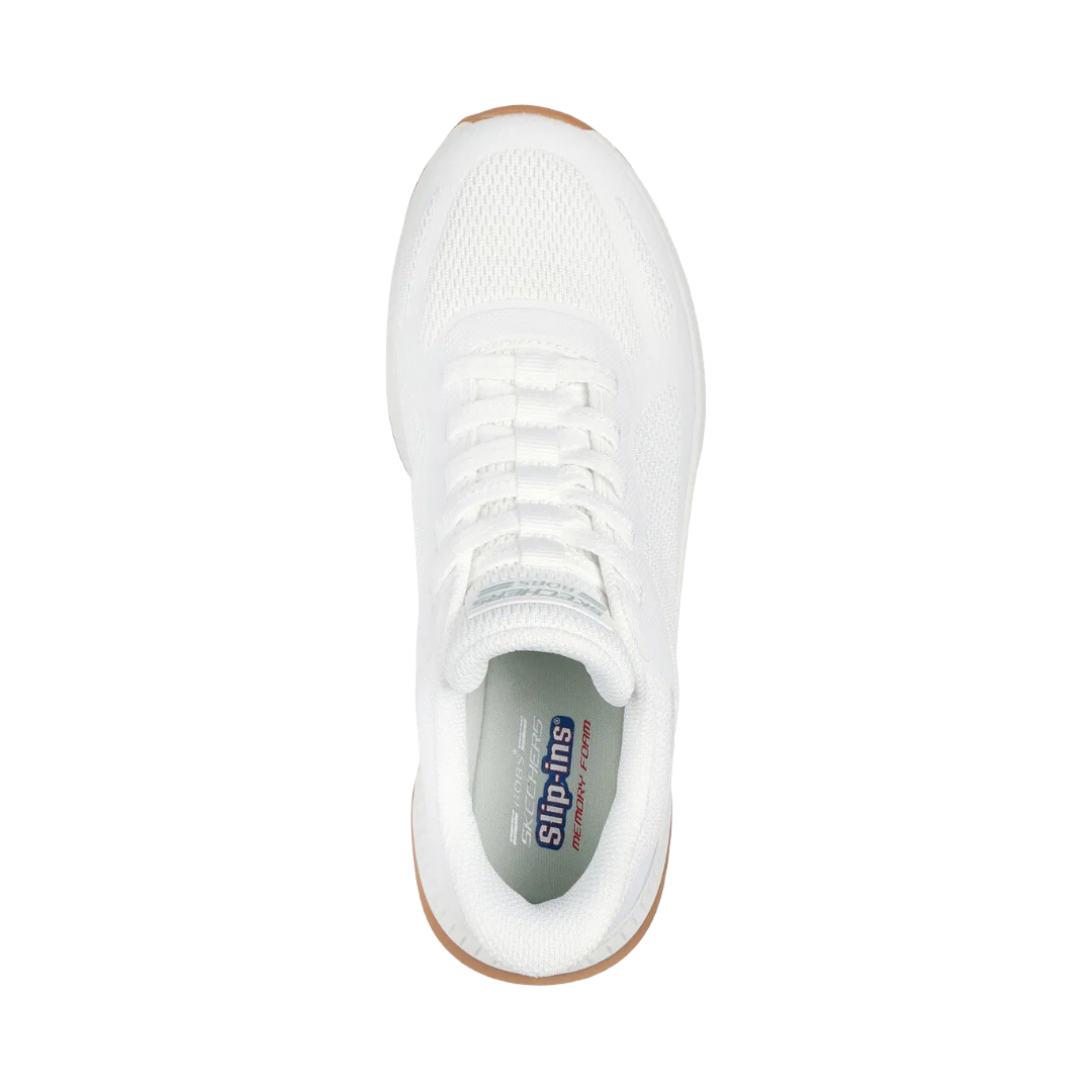 ZAPATILLAS URBANAS SKECHERS SLIP-INS BOBS SQUAD 4 MUJER | 117624-WHT - 3