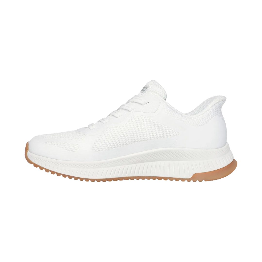 ZAPATILLAS URBANAS SKECHERS SLIP-INS BOBS SQUAD 4 MUJER | 117624-WHT - 4