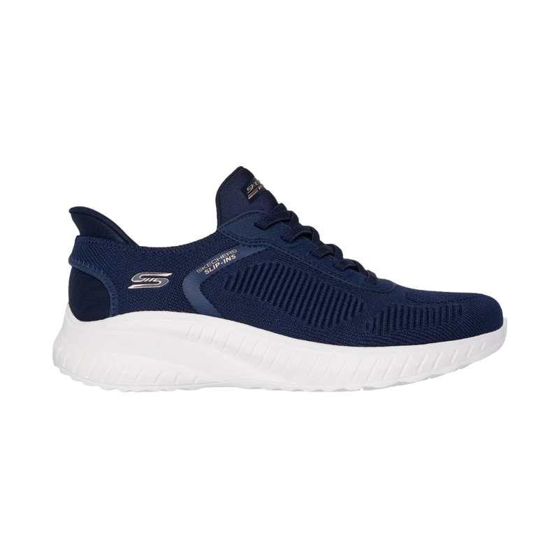 ZAPATILLAS URBANAS SKECHERS SLIP-INS BOBS SQUAD CHAOS CURRENT MUSE MUJER | 117497-NVY - 1