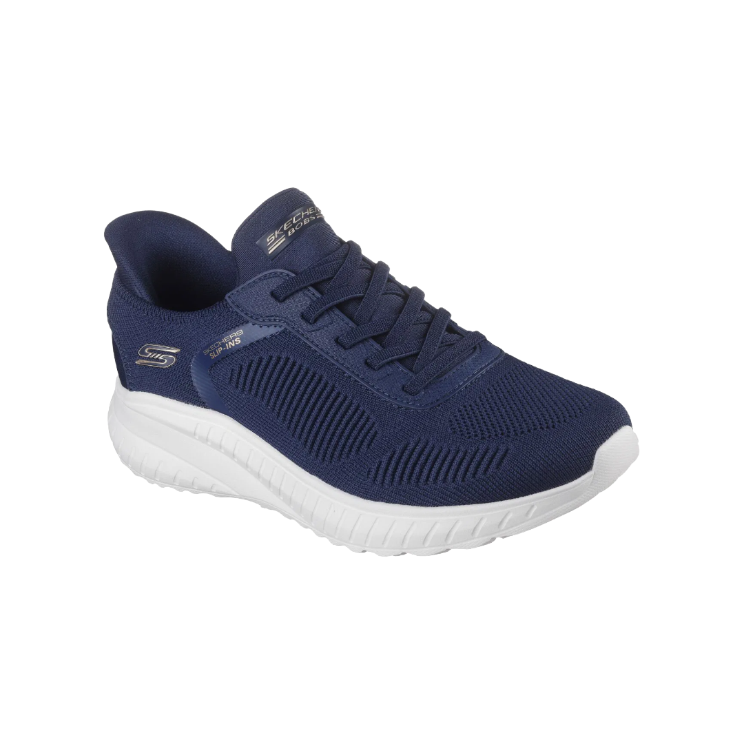 ZAPATILLAS URBANAS SKECHERS SLIP-INS BOBS SQUAD CHAOS CURRENT MUSE MUJER | 117497-NVY - 2
