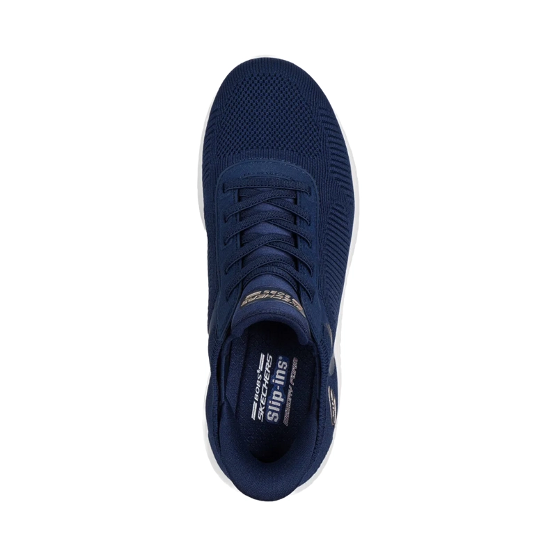 ZAPATILLAS URBANAS SKECHERS SLIP-INS BOBS SQUAD CHAOS CURRENT MUSE MUJER | 117497-NVY - 3