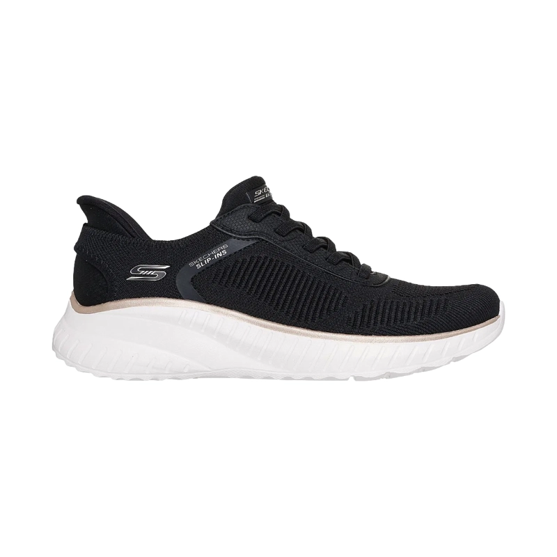 ZAPATILLAS URBANAS SKECHERS SLIP-INS BOBS SQUAD CHAOS CURRENT MUSE MUJER | 117497-BKGD - 1