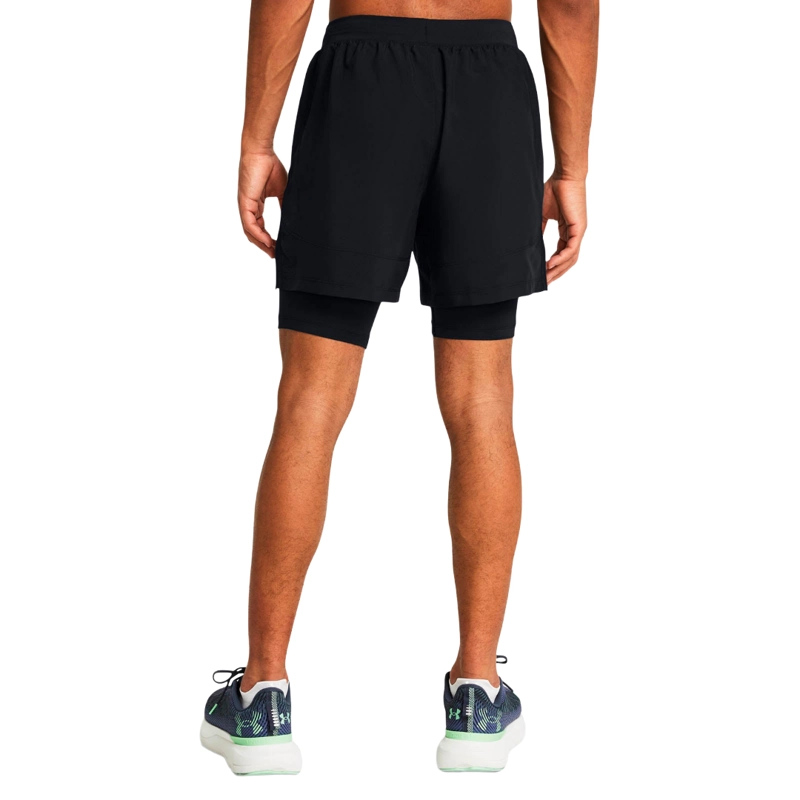 SHORT UNDER ARMOUR LAUNCH 2 EN 1 HOMBRE 1382640-001 - 2