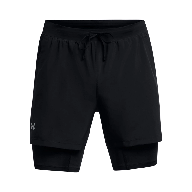 SHORT UNDER ARMOUR LAUNCH 2 EN 1 HOMBRE 1382640-001 - 4