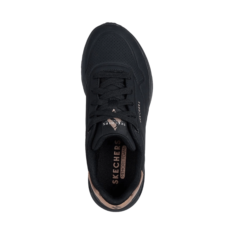 ZAPATILLAS URBANAS SKECHERS UNO LITE SHIMMER ALONG MUJER | 177291-BBK - 4