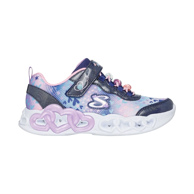 ZAPATILLAS URBANAS SKECHERS INFINITE HEART LIGHTS INFANTIL | 303261L-NVMT - 1