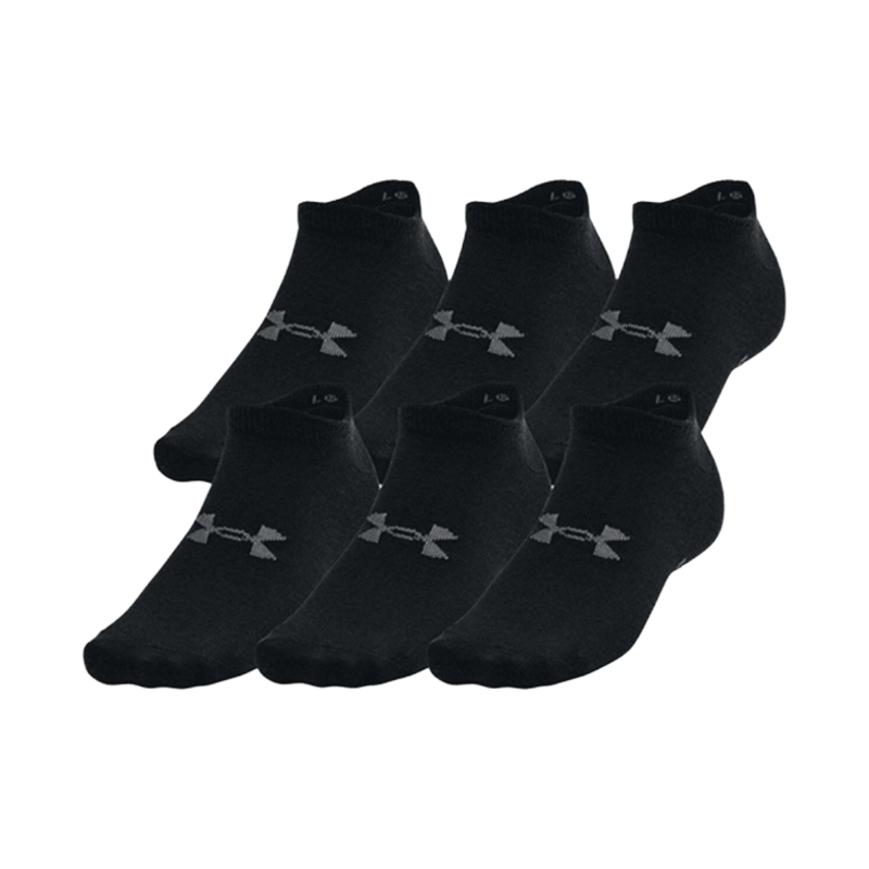 CALCETINES UNDER ARMOUR ESSENTIAL NO SHOW 6PACK | 1370542-001 - 1