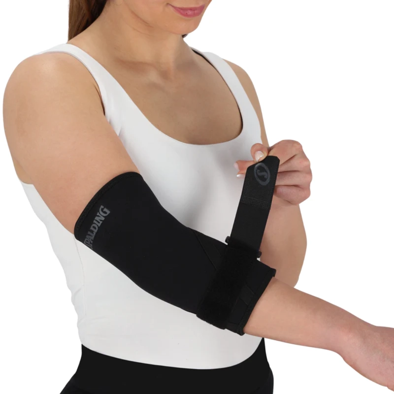 CODERA CON VELCRO SPALDING NEGRA | SPAPRNE001 - 1