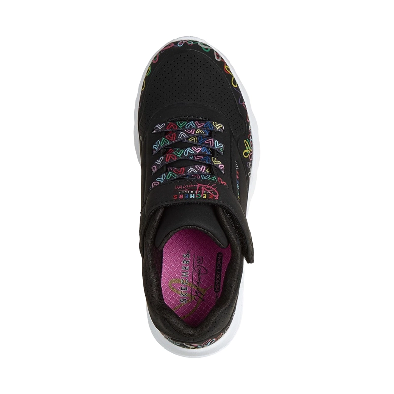 ZAPATILLAS URBANAS SKECHERS UNO LITE INFANTIL | 314091L-BKMT - 3