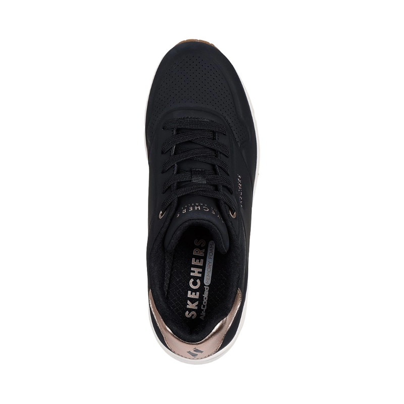 ZAPATILLAS URBANAS SKECHERS UNO WEDGE MUJER | 177520-BLK - 3