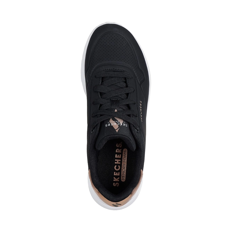 ZAPATILLAS URBANAS SKECHERS UNO LITE SHIMMER ALONG MUJER | 177291-BLK - 3