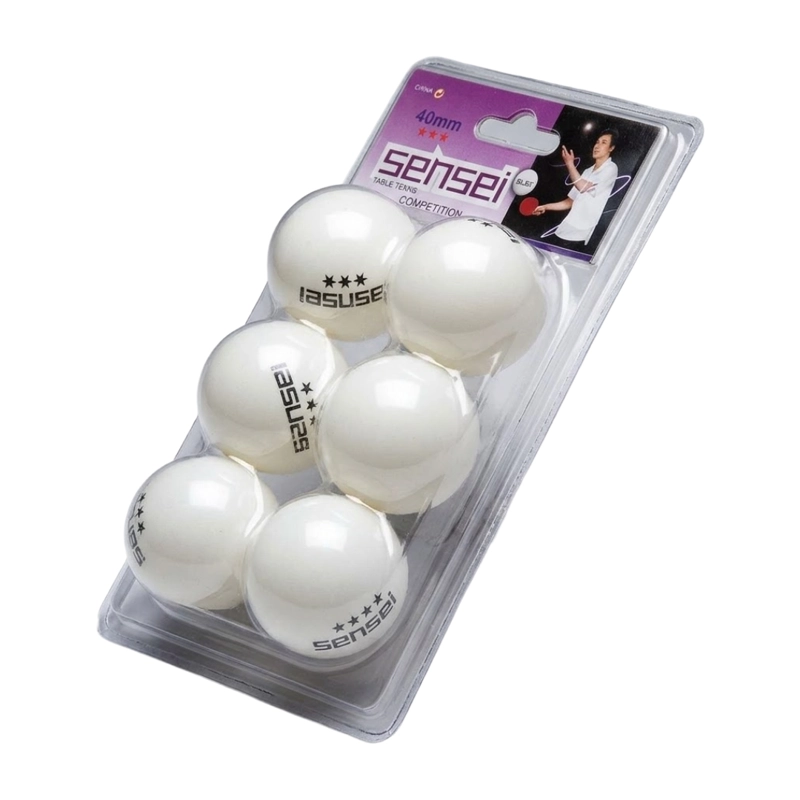 PELOTA SENSEI 6 UNIDADES 3* BLANCA | 8.10.26 - 2
