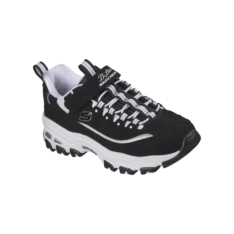 ZAPATILLAS URBANAS SKECHERS D'LITES INFANTIL | 304154L-BKW - 2