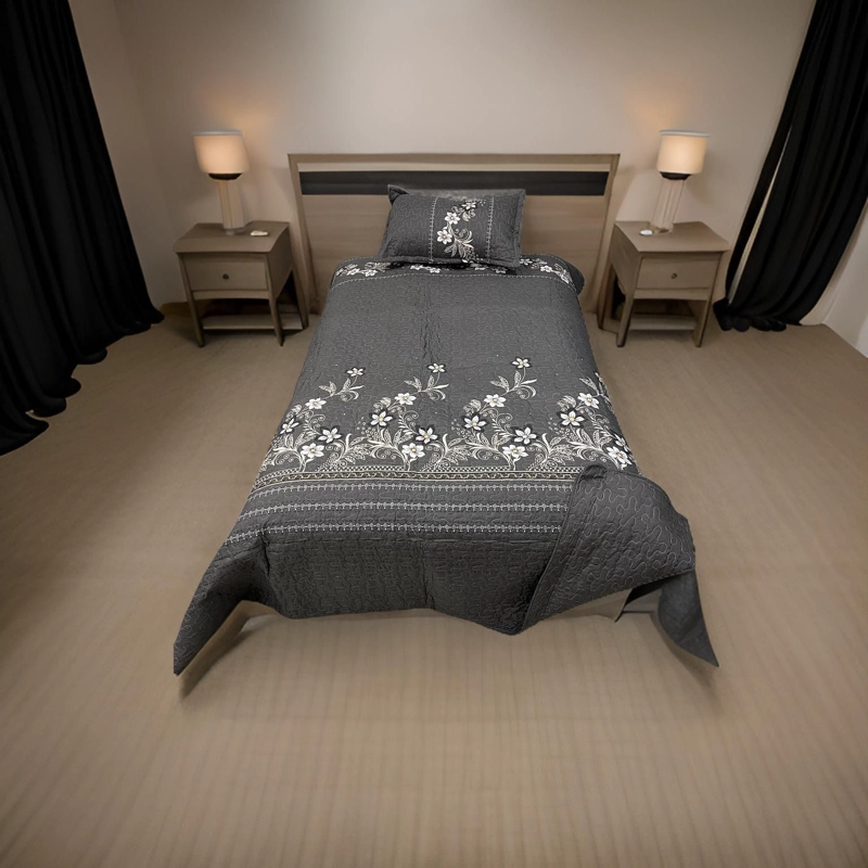 CUBRECAMA QUILT DELGADO DE VERANO 1.5 PLAZA - 1