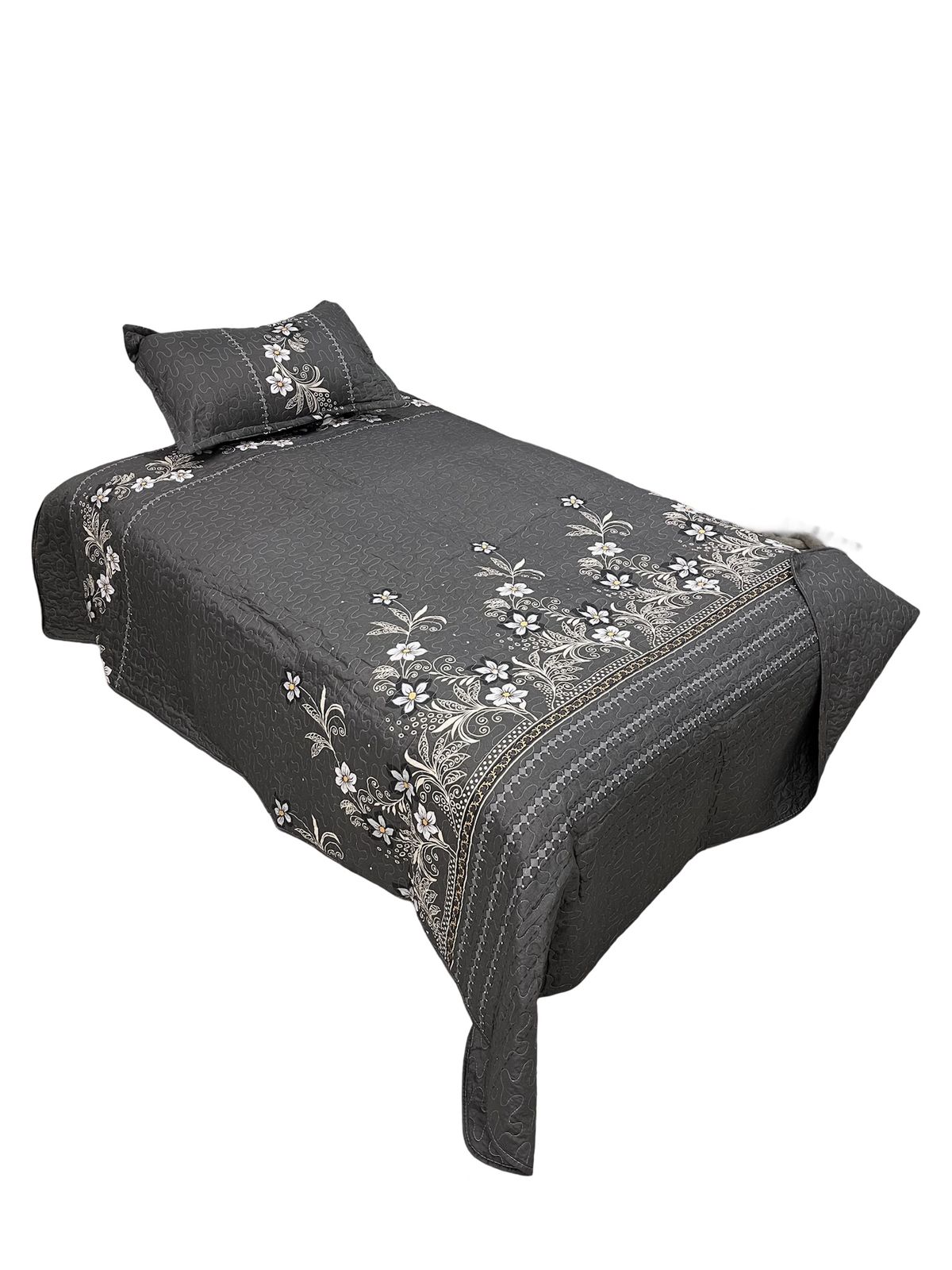 CUBRECAMA QUILT DELGADO DE VERANO 1.5 PLAZA - 2