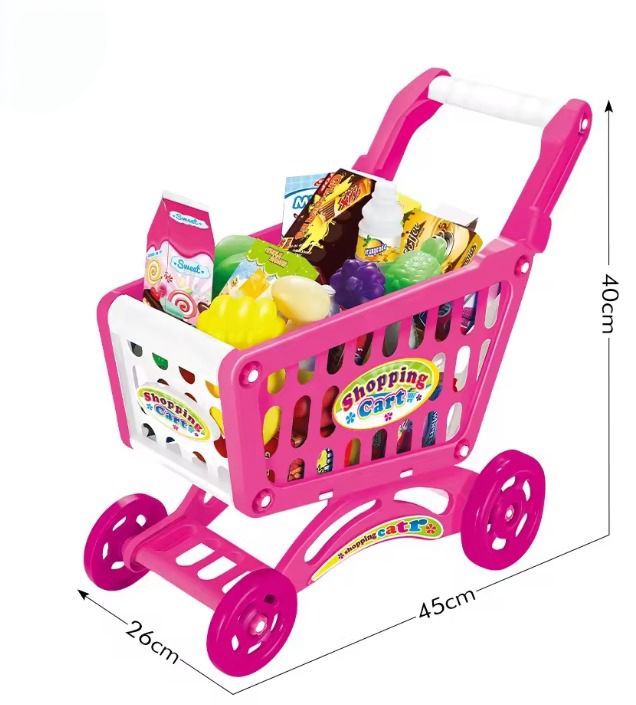 CARRITO SUPERMERCADO COMPRAS PARA NIÑAS JUGUETE - 2