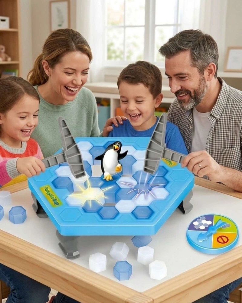 JUEGO DE MESA SALVA AL PINGÜINO ROMPE EL HIELO TRAMPA DE HIELO - 1