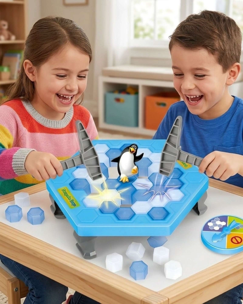 JUEGO DE MESA SALVA AL PINGÜINO ROMPE EL HIELO TRAMPA DE HIELO - 4
