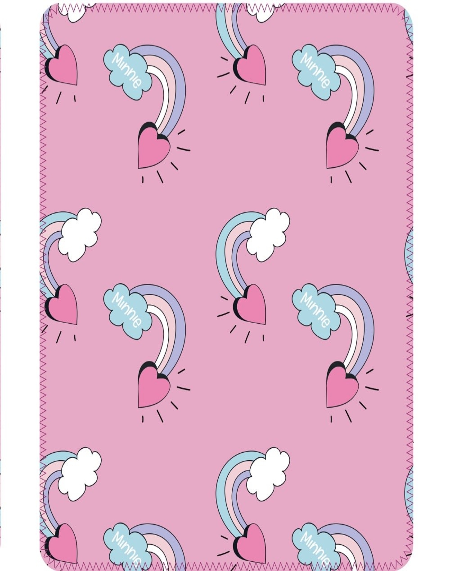 MANTA INFANTIL NIÑA DISEÑO ANIMADO 127X152 SUAVE 19O1 - 2