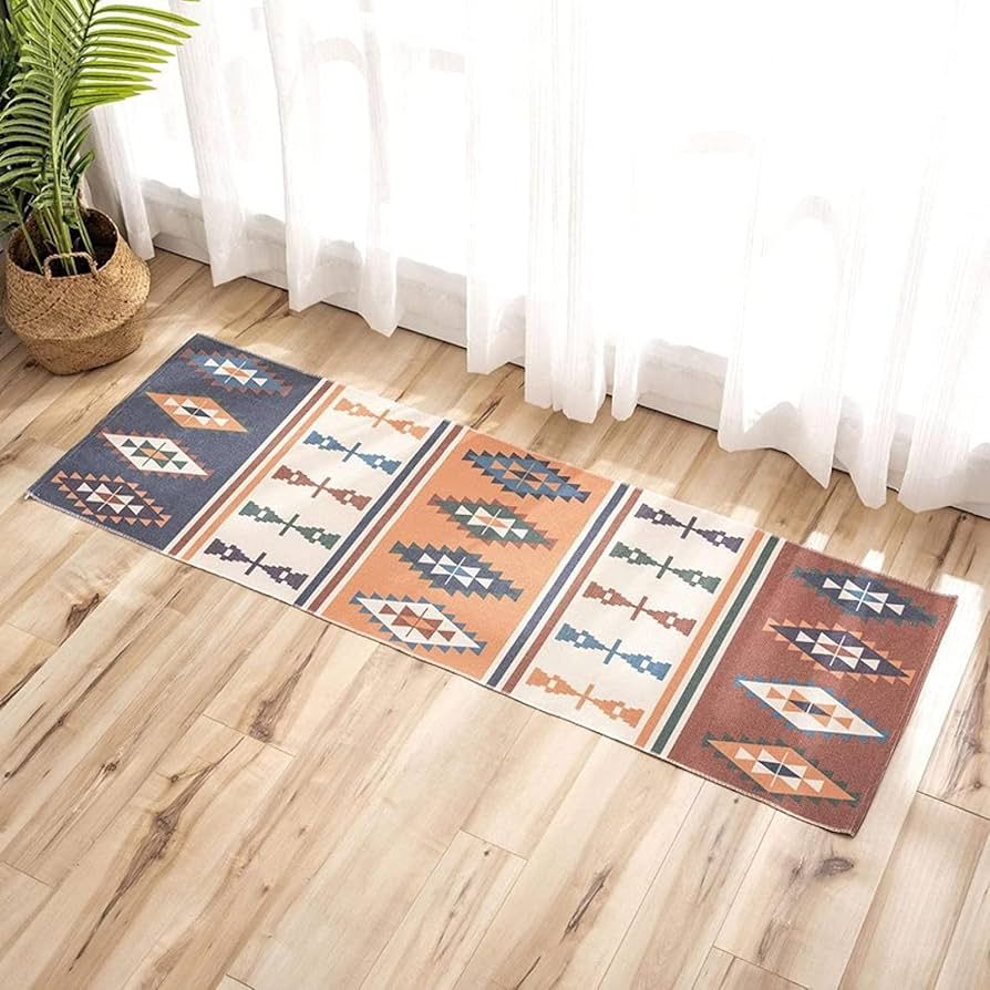 ALFOMBRAS BAJADA DE CAMA BOHEMIA LINO 60X155 - 1