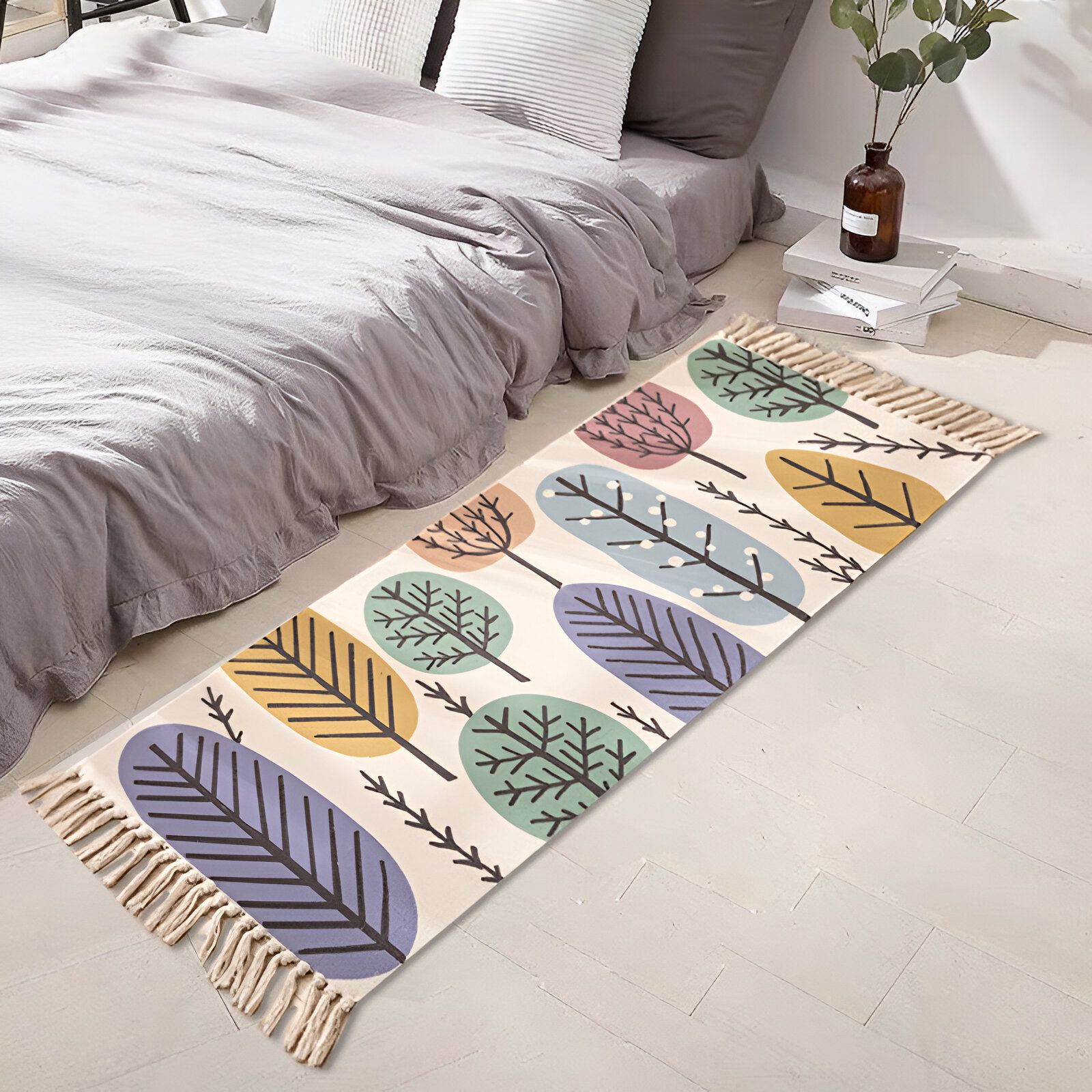 ALFOMBRAS BAJADA DE CAMA BOHEMIA LINO 60X153 - 2