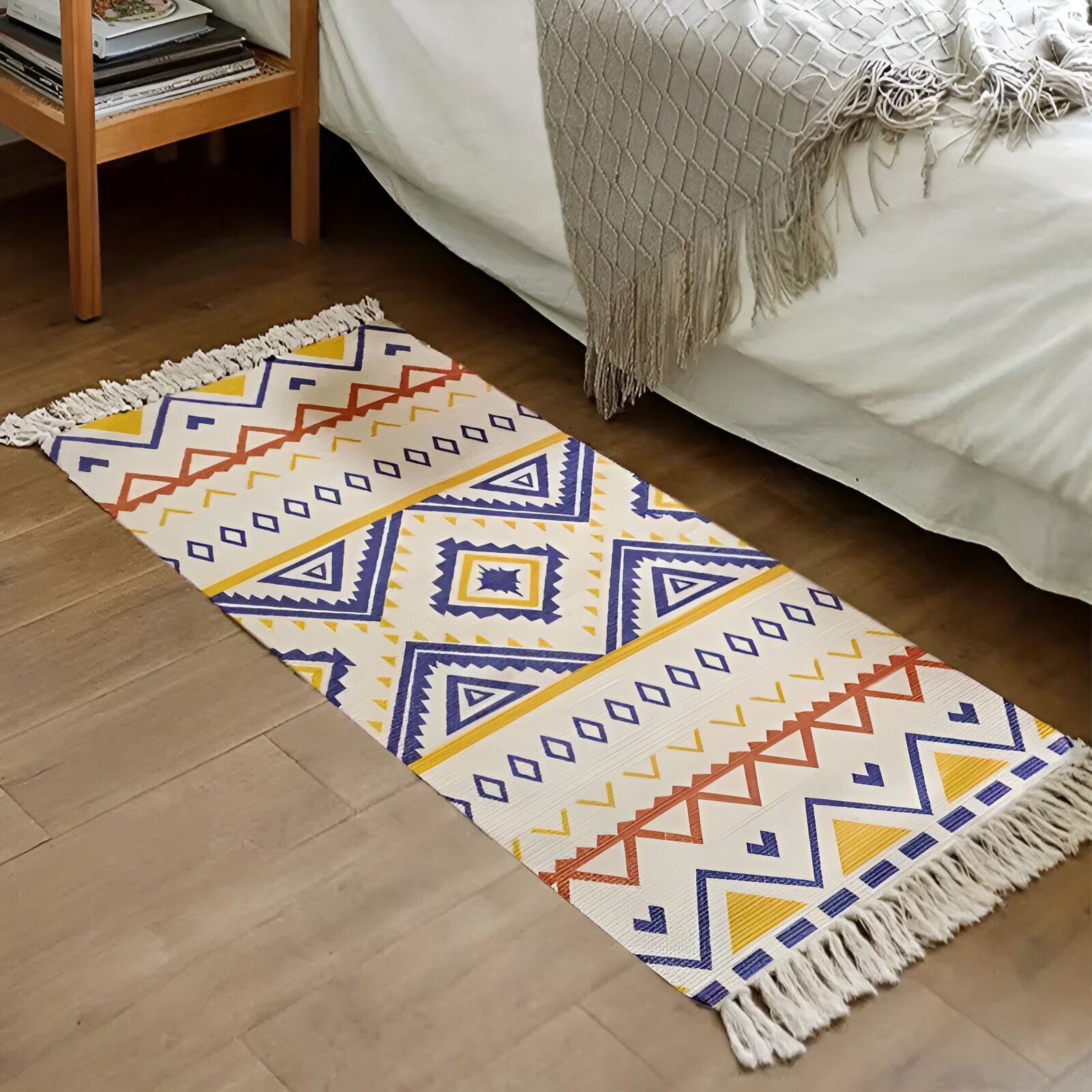 ALFOMBRAS BAJADA DE CAMA BOHEMIA LINO 60X150 - 3