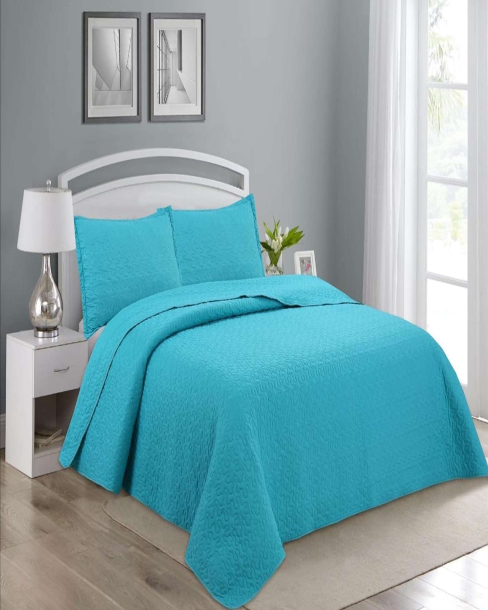CUBRECAMA DE VERANO KING-SUPERKING MATERIAL QUILT - 1