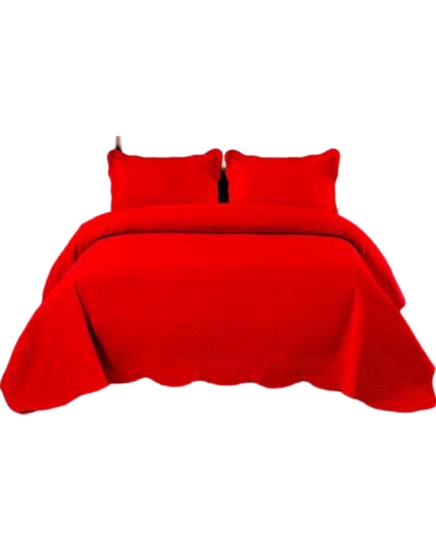 CUBRECAMA QUILT 2 PLAZAS+2 FUNDAS VERANO UNICOLOR 13N06 - 1