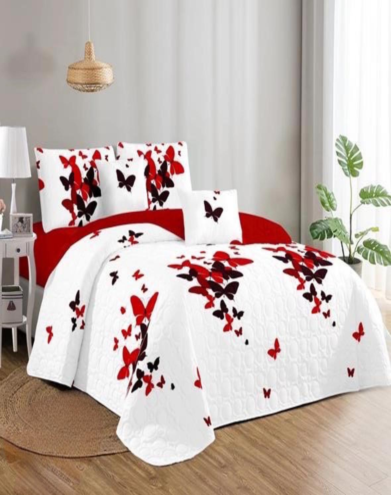 CUBRECAMA QUILT 2 PLAZAS+2 FUNDAS VERANO FRESCO 13N11 - 3
