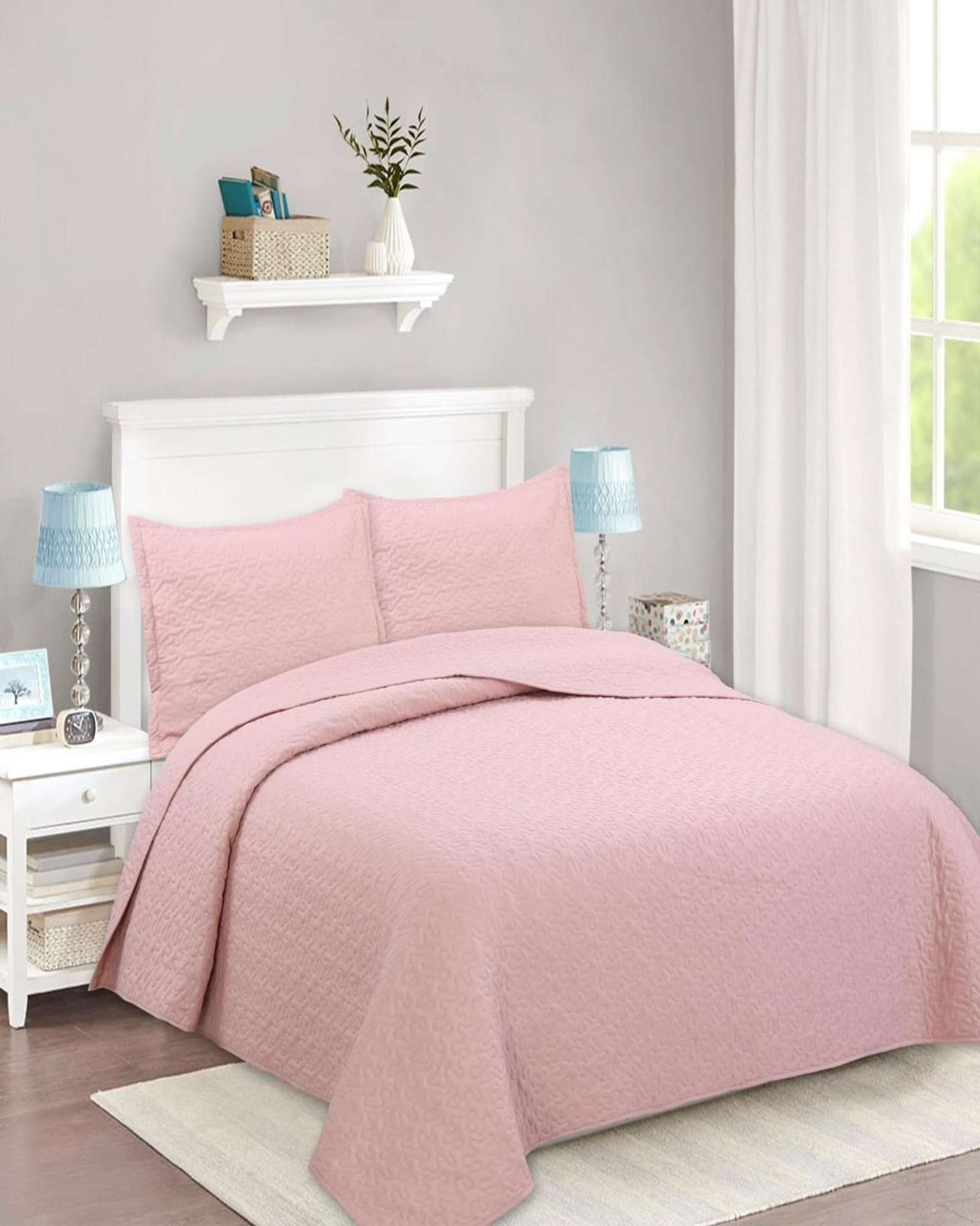 CUBRECAMA DE VERANO KING-SUPERKING MATERIAL QUILT - 1