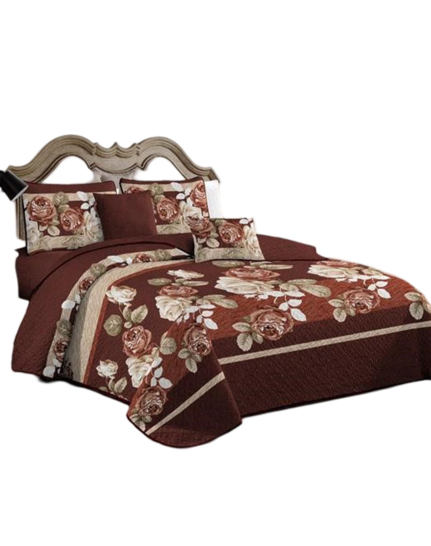 CUBRECAMA QUILT PLAZA Y MEDIA VERANO FRESCO 11N06 - 1