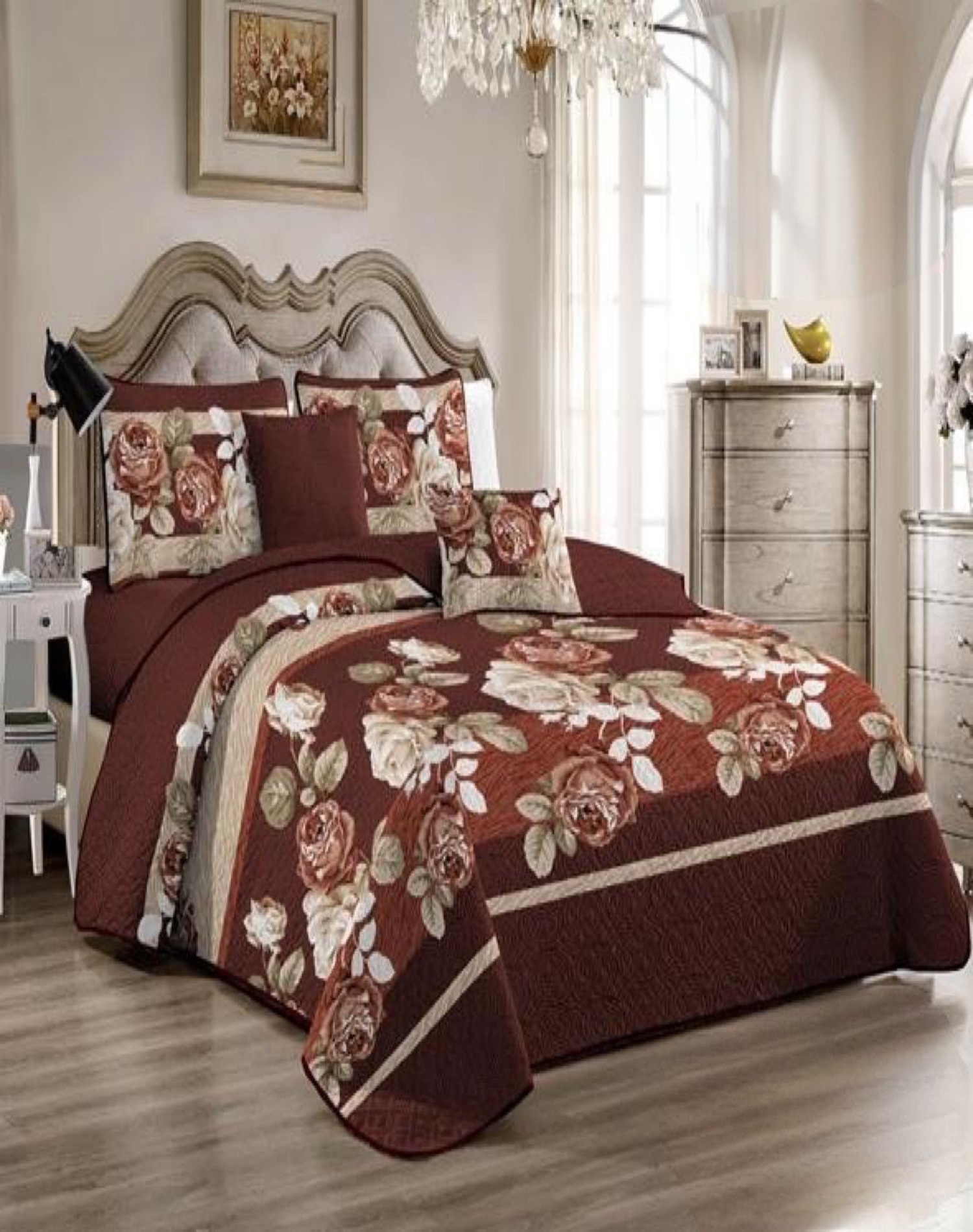 CUBRECAMA QUILT PLAZA Y MEDIA VERANO FRESCO 11N06 - 3