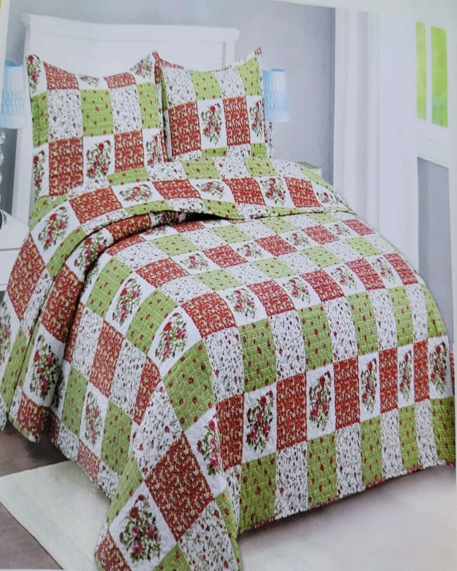 CUBRECAMA DE VERANO KING-SUPERKING MATERIAL QUILT - 1