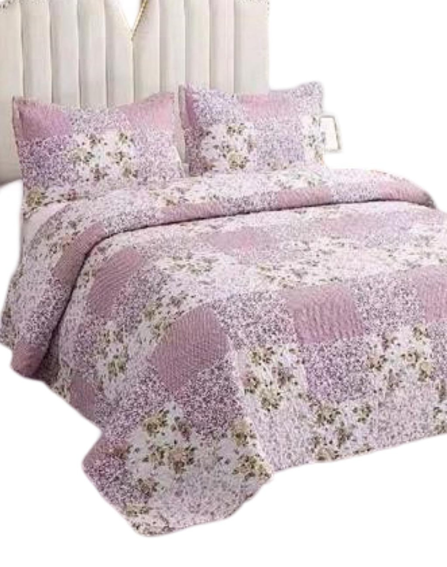 CUBRECAMA QUILT 2 PLAZAS+2 FUNDAS VERANO FRESCO 13N58 - 2