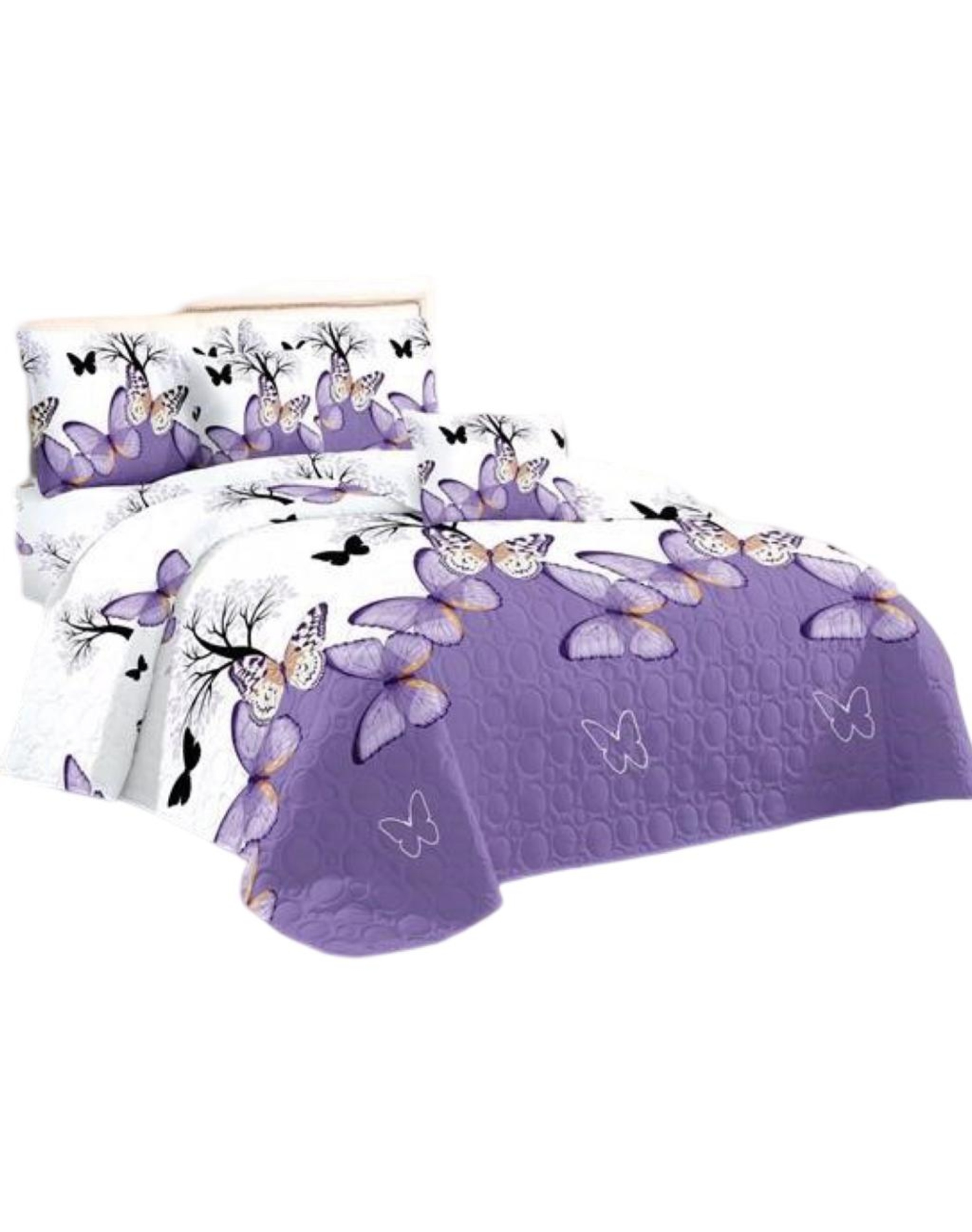 CUBRECAMA QUILT 2 PLAZAS+2 FUNDAS VERANO FRESCO 13N66 - 1