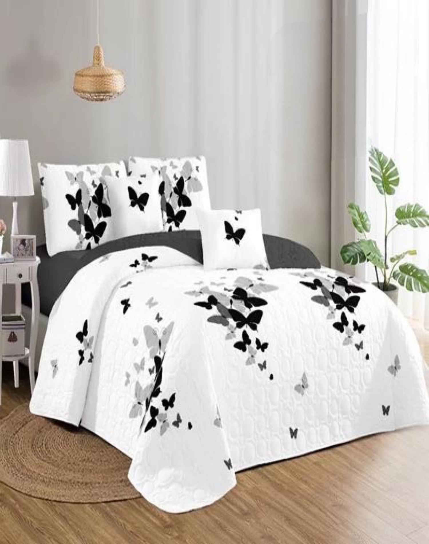 CUBRECAMA QUILT 2 PLAZAS+2 FUNDAS VERANO FRESCO 13N08 - 3